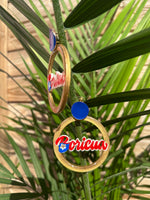 Boricua Hoop Earrings