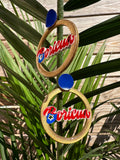 Boricua Hoop Earrings
