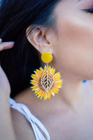 Sunflowers in Guanica Earrings