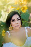 Sunflowers in Guanica Earrings