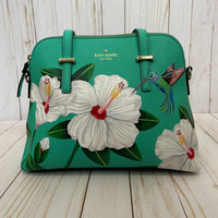 White Hibiscus purse