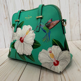 White Hibiscus purse