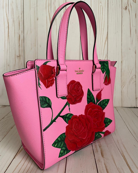 Cottagecore Roses Purse, Nylon Cross Body Purse, Wiccan Floral Handbag  Shoulder Bag, Red Flowers Goth Bag - Etsy