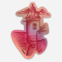 Pink El Morro Sticker